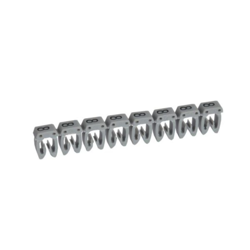 Legrand 038228 Маркировочное кольцо 1.5-2.5мм (8)  белое/серое CAB3 (038228)