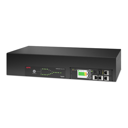 Автоматический ввод резерва APC by SE - Netshelter Rack ATS, 32A, in (230V 2xIEC-320 C20), out (230V 16xIEC-C320 C13 2xIEC-C320 C19), 2.4 м, Горизонтальный, 2U, AP4424A