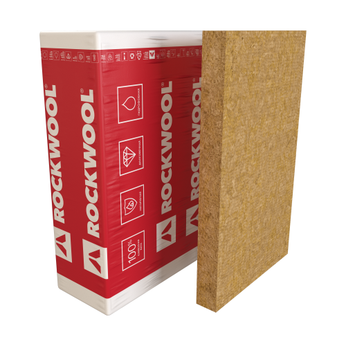 Минеральная вата ROCKWOOL Бетон Элемент Баттс Оптима (1000x600x100) 4 шт (2,4 м2, 0,24 м3) в упаковке