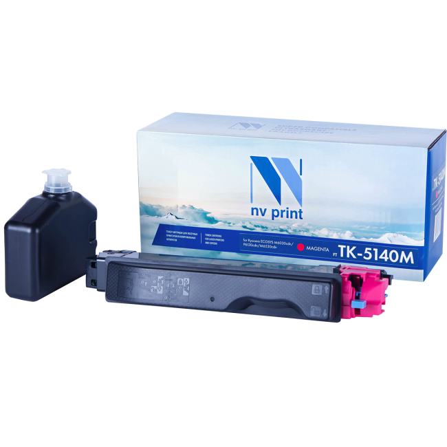 Картридж NVP совместимый NV-TK-5140 Magenta для Kyocera ECOSYS M6030cdn/ M6530cdn/  P6130cdn  (5000k)