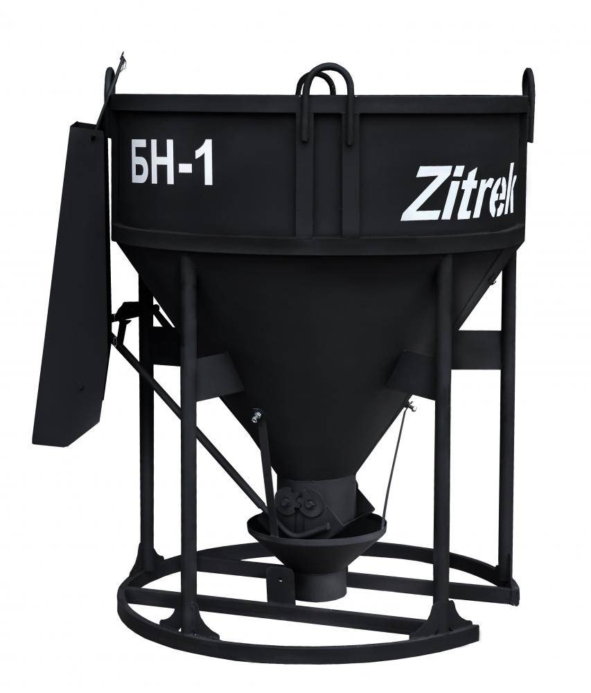 Бадья для бетона Zitrek БНу-1.0 (воронка, лоток) 021-1062