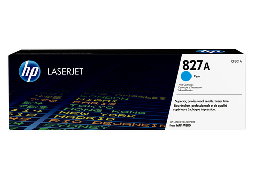 CF301A Kартридж HP 827A для Color LaserJet Enterprise flow M880z, M880z+ голубой (32 000 стр.)