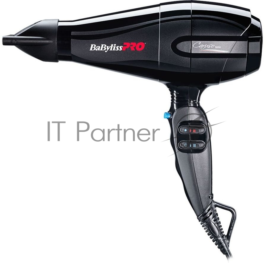 Фен BaByliss Pro Caruso, 2400 Вт, 2 насадки черный