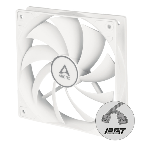 Arctic (ACFAN00198A) F12 PWM PST  White  (4пин, 120x120x25мм,  230-1350об,мин)