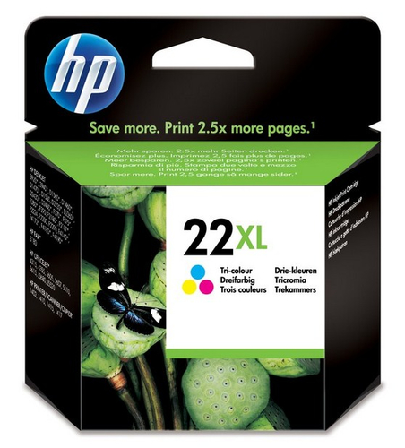 Картридж струйный 22XL многоцветный 17ml HP DJ 3920/3940/D1360/D1460/D1470/D1560/D2 (Unijet)