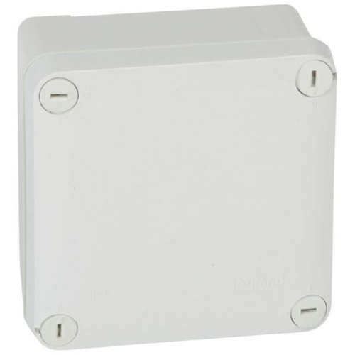 Plexo Коробка IP55 105х105х55мм, без мембран ввода каб., замки 1/4 оборот., серый RAL 7035
