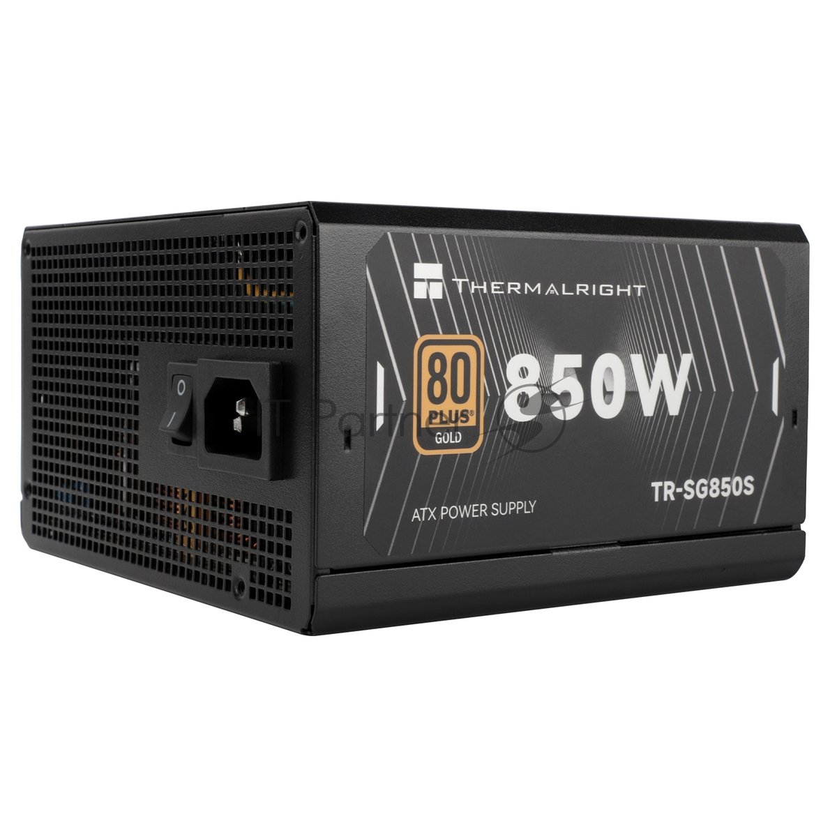 Блок питания Thermalright, 850W 80+ Gold (ATX, 3.1, PCIe 5.1, Non-modular, 1x24(20+4)pin, 1xCPU 8(4+4)pin, 2xPCIe*2 8(6+2)pin, 5xSATA3, 1x12+4pin (12VHPWR PCIe 5.1 12+4pin 600mm), 3xMOLEX4pin, Active, 120x120мм, 150x140x86mm, APFC, black)