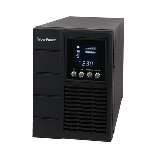 ИБП Cyberpower - Online S 1500 ВА/1350 Вт, On-Line, in (230V 1xIEC-320 C14), 4xIEC-320 C13, LCD, Tower, цвет чёрный, OLS1500E