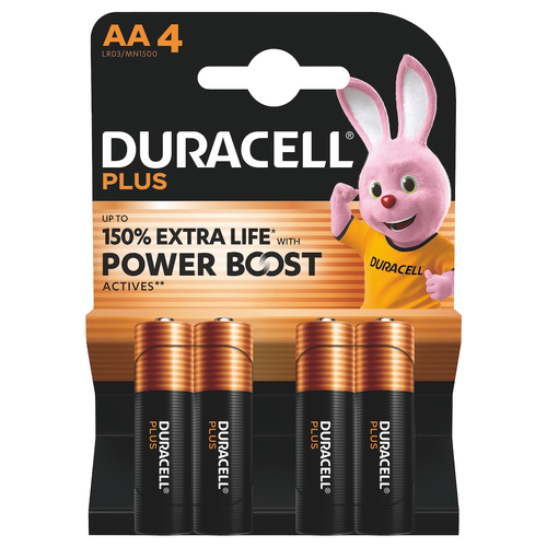 DURACELL LR6-4BL BASIC (48/192/18816) (4 шт в уп-ке)