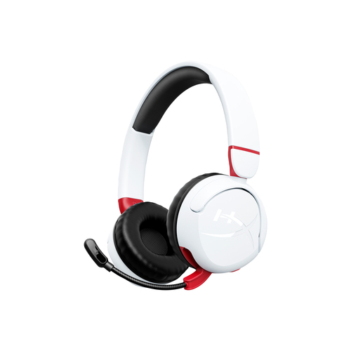 Гарнитура HyperX Cloud Mini белый, беспроводная + проводная, Bluetooth, до 25 ч, совместимость с PS5, Xbox