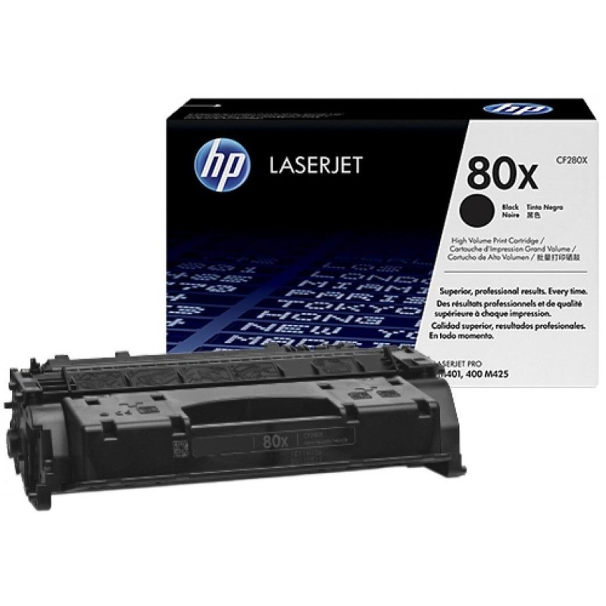 Картридж HP CF280X (80X), черный, 6900 стр.