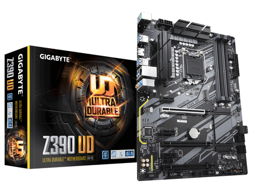 GIGABYTE Z390 UD (RTL) LGA1151 (Z390) 3xPCI-E HDMI GbLAN  SATA  RAID ATX  4DDR4