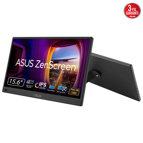 90LM0AZ3-B01171 Монитор Asus 15.6" ZenScreen MB169CK черный IPS LED 16:9 матовая 250cd 178гр/178гр  1920x1080  60Hz  FHD U