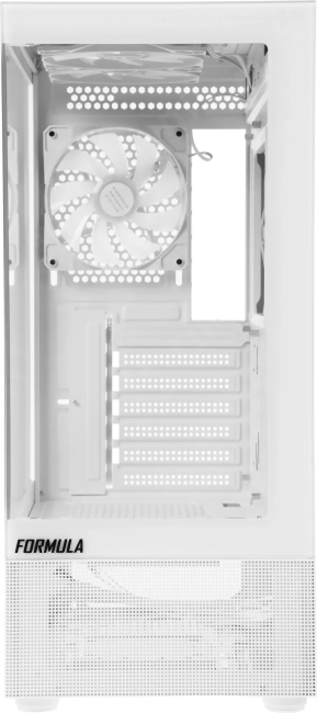 Корпус Formula Crystal Z1 PLUS белый без БП ATX 2x120mm 2xUSB2.0 1xUSB3.0 audio  bott  PSU