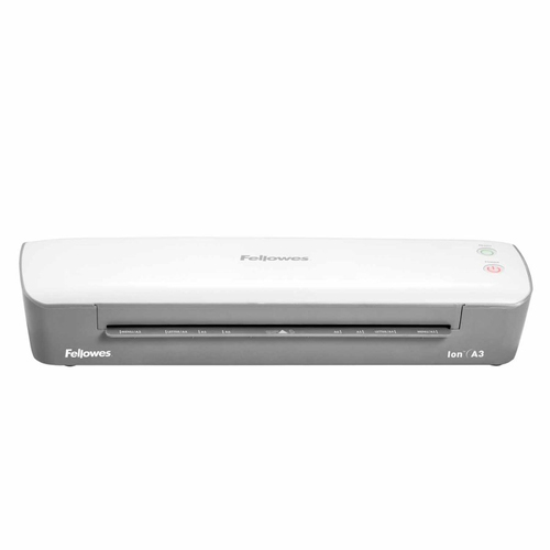 Fellowes Ламинатор Ion A3 FS-4560201 {75-125 мкм, 30 см/мин, AutoShutOff, механизм освобождения, старт.набор пленок}