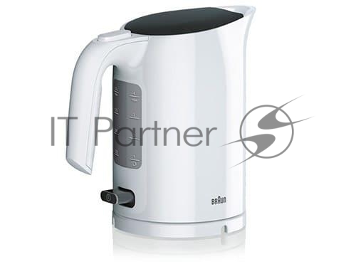 Чайник Braun WK3100WH, 1.7л, 2200Вт, белый