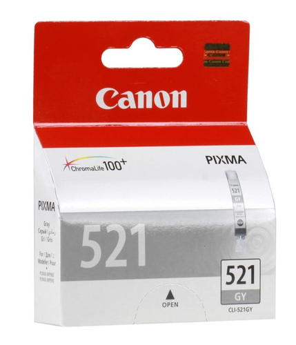 <043188> Картридж струйный Canon CLI-521GY для PIXMA 980/990, серый [2937B004]