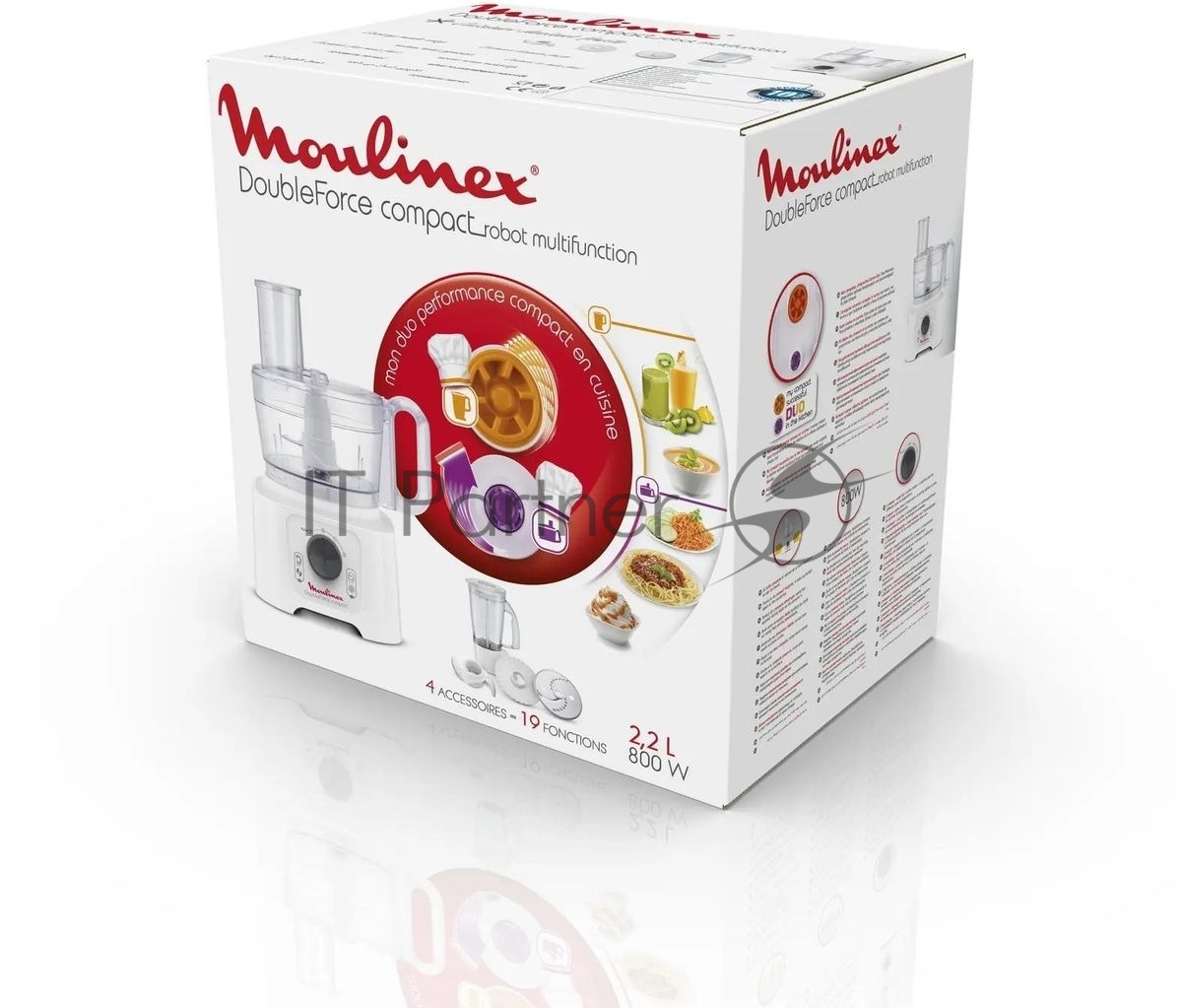 Кухонный комбайн Moulinex FP542111, белый