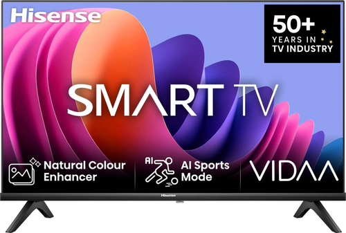 Телевизор LED Hisense 40" 40A4N Frameless черный FULL HD 60Hz DVB-T2 DVB-C DVB-S2 USB WiFi Smart TV (RUS)