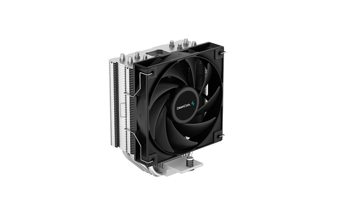 Кулер для процессора DEEPCOOL AG400 LGA1700/1200/115X/AM5/AM4 (18шт/кор, TDP 220W, PWM, Fan 120mm, 4 тепл. Трубки, черный) RET (R-AG400-BKNNMN-G-1)
