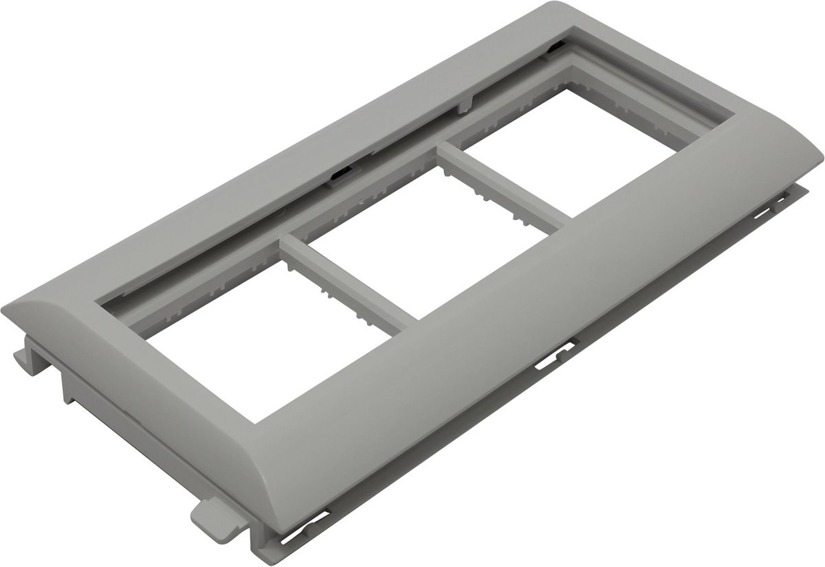 Суппорт Efapel 10954ABR, на 3 модуля 45x45