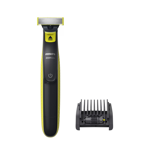 Триммер Philips OneBlade QP2721/20 черный/лайм (насадок в компл:1шт)