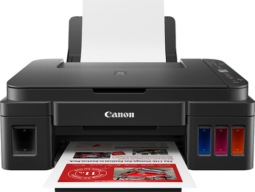 МФУ струйное Canon PIXMA G3410 (2315C009), A4, цветное, печ. 8.8 стр/мин (ч/б) 5 стр/мин (цвет), скан. до 19 стр/мин., 4800x1200 dpi (принтер) 1200х600 dpi (сканер), USB, Wi-Fi