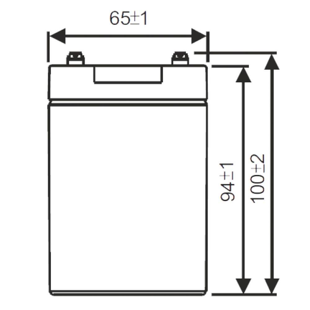 WBR Аккумулятор GP1290 F2