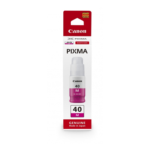 Чернила Canon GI-40M, 70мл, пурпурный, оригинальные, для Canon G5040/G6040 (3401C001)