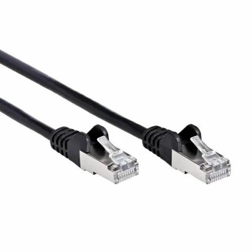 Патч-корд литой AOpen ANP522B-BK-1M FTP cat.5e (7/0.16) черный 1m