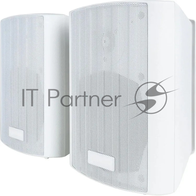 Акустическая система Gemini GHSI-W525BT-PR-WHT Активная + пассивная АС, 5.25" НЧ + 0.75" ВЧ, мощность RMS/Peak 60/150 Вт, АЧХ 45-20000 Гц, динамики: 5" НЧ, 1" ВЧ, IP44, BT, 3,5 мм AUX вход, 3,5 мм AUX выход, настенные крепления, пульт ДУ, цвет белый
