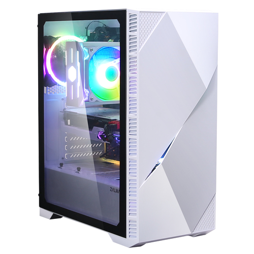 Корпус ZALMAN Z3 ICEBERG White (USB + 2xUSB 3.0, 2xAudio, 0.6 мм, 2x120мм FAN, прозрачная стенка, ATX, без БП)