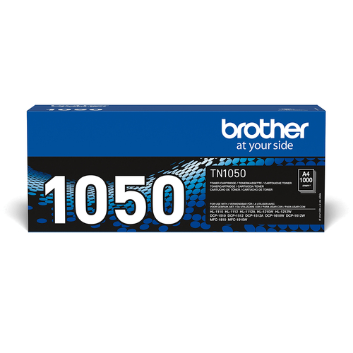 Картридж лазерный Brother TN-1050 черный (1 000 стр.) для HL-1110/1112/112A/DCP-1510/1512/1512A/MFC-1810