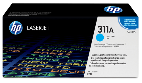 Тонерный картридж HP (Hewlett Packard) синий Q2681A (Katun)
