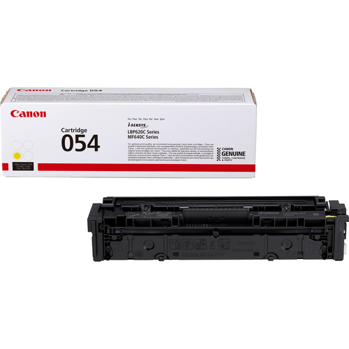 (Спец.цена) Оригинальный картридж Canon 054 Y 3021C002 желтый 1 200 стр. для Canon i-SENSYS MF645Cx, LBP623Cdw, MF641Cw, MF643Cdw, MF645Cx, LBP621Cw