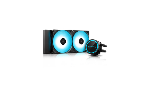 Deepcool  <DP-H12RF-GL240V2/1700>  GAMMAXX  L240V2 (4пин,1155/1200/1700/2066/AM4,30дБ,500-1800об/мин,Al)