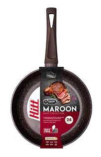 HITT HM1024 Сковорода HITT Maroon  24см  а/п