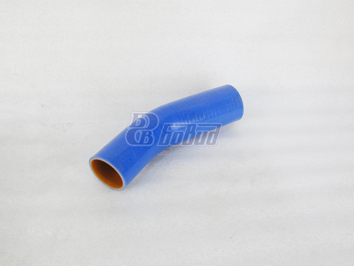 Патрубок нижний синий силикон ЕВРО D-60/70 L-280(угол L-130/150) 65115-1303026-10