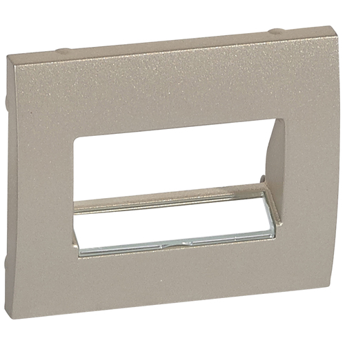 Накладка Legrand 771475 Galea Life для розеток RJ11 (2-й) или для RJ45  (1-й  или  2-й) титан