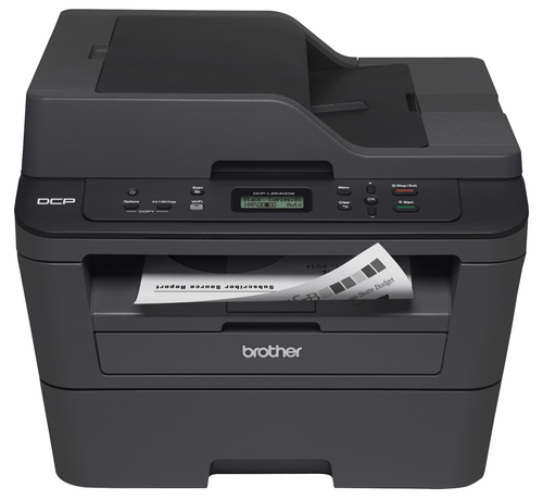 Brother DCP-L2540DW {А4, ч/б, 30 стр/мин, 32Мб, (2400x600), 1х250л., Duplex, ADF, Enternet, USB, WiFi, вилка 3pin}  РМ: DR-2305, TN2355