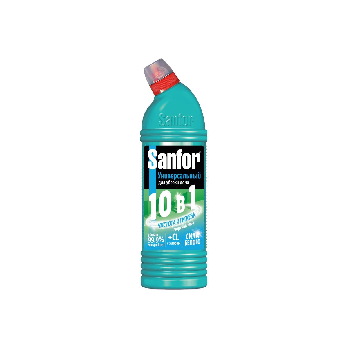 Средство для сантехники Sanfor 1У1581372, Universal Морской бриз, гель, 1л
