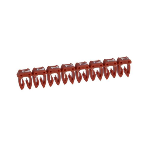 Legrand 038232 CAB3 Кольцо маркировочное 4-6мм (2)  белое/красное (800шт) (038232)