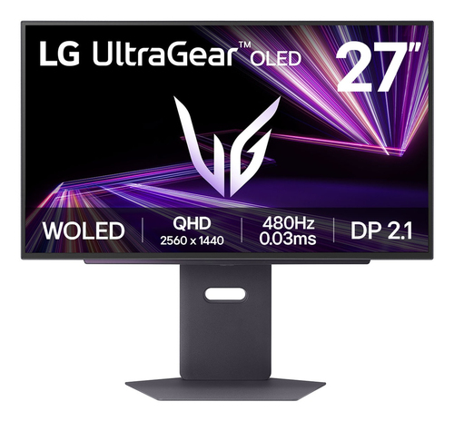 Монитор LG 26.5" UltraGear 27GX790A-B черный OLED LED 16:9 HDMI матовая HAS Piv 275cd 178гр/178гр 2560x1440 480Hz G-Sync FreeSync Premium Pro DP QHD USB 9.3кг