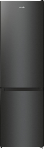 Холодильник Gorenje NRK6202EBXL4 черный матовый двухкамерный 235/96л морозилка снизу, No Frost