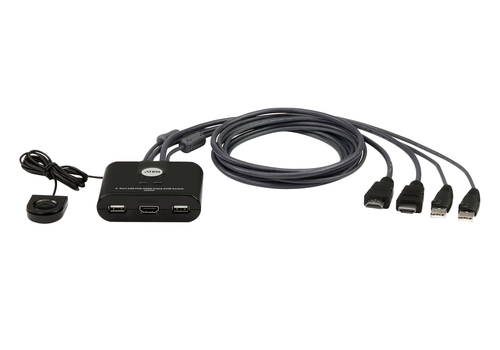 Переключатель/ 2-Port USB FHD HDMI Cable KVM Switch/ATEN/ 2-Port USB FHD HDMI Cable KVM Switch