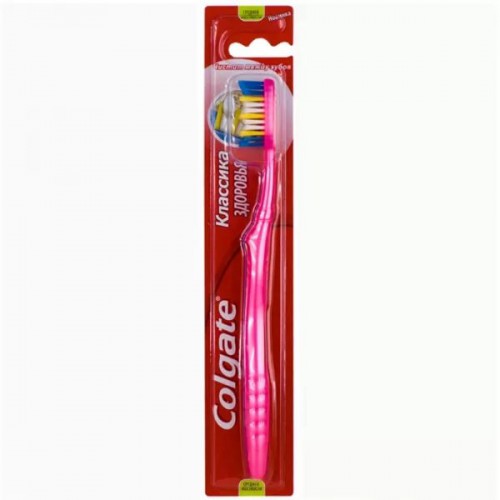 Зубная щетка "Colgate" Классика Здоровья, средняя, ст.1/72(50306)