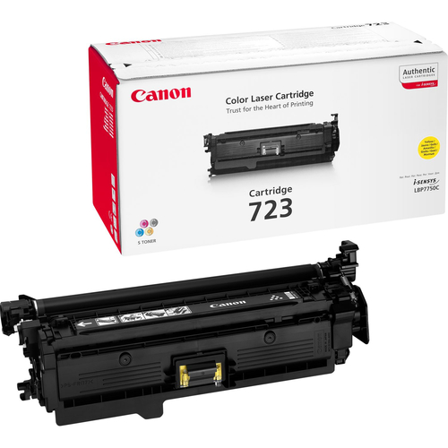 Тонер Картридж Canon 723Y 2641B002 желтый (8500стр.)  для Canon LBP-7750Cdn