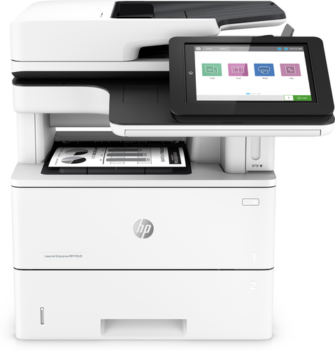 МФУ лазерное HP LaserJet Enterprise M528f (1PV65A), A4, ч/б, печ. до 43 стр/мин., скан. до 43 стр/мин. (ч/б) 38 стр/мин. (цвет), 1200 x 1200 dpi (печать) 600x600dpi (скан.), USB, RJ-45