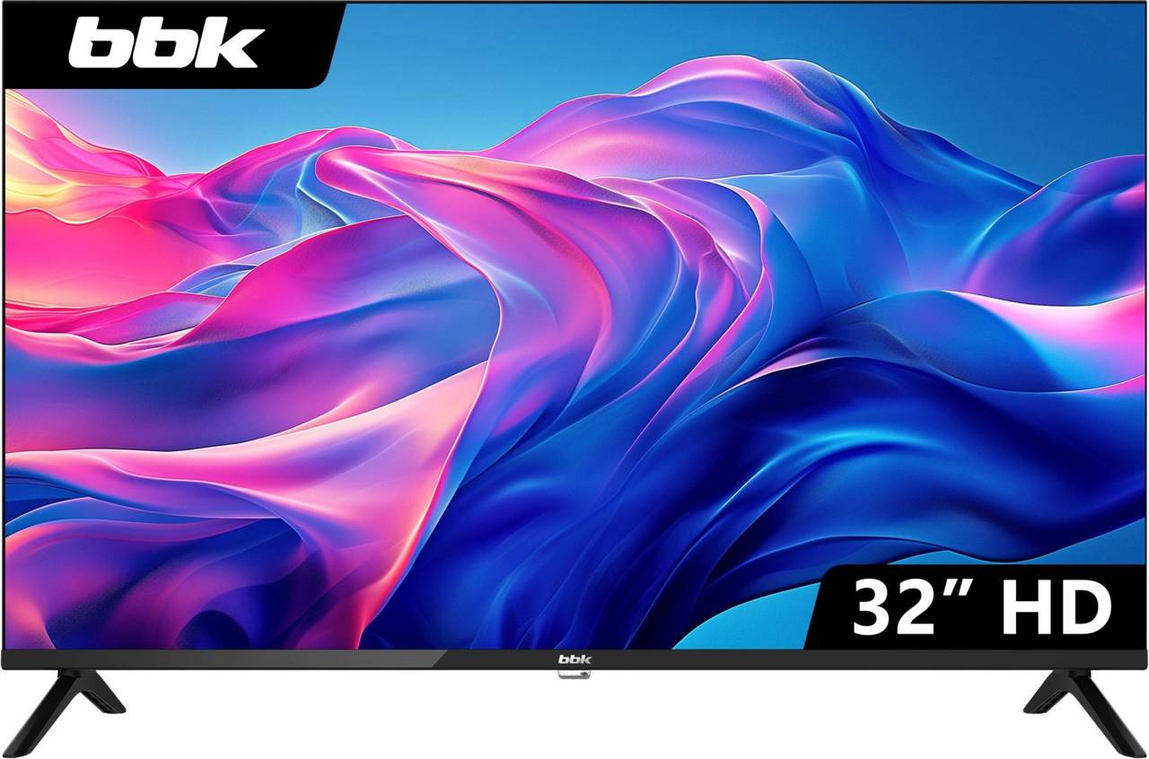 Телевизор BBK 32LEM-1075/TS2C (B), 32", HD, DVB-T2