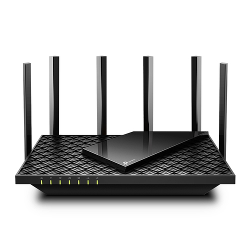 Archer AX72 - Маршрутизатор, TP-Link, Archer AX72, IEEE 802.11a/b/g/n/ac/ax, 5 ГГц, 2,4 ГГц, 6 антенн, 44 MU-MIMO, OFDMA, Wi-Fi 6, 1 порт WAN/LAN 2,5 Гбит/с, 1 гигабитный порт WAN/LAN, 4 гигабитных порта LAN, 1 порт USB 3.0, AX5400